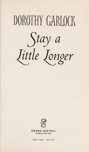 Stay a little longer 
