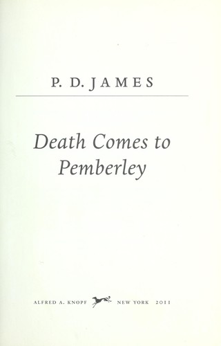 Death comes to Pemberley 