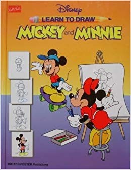 Learn to draw Mickey and Minnie 