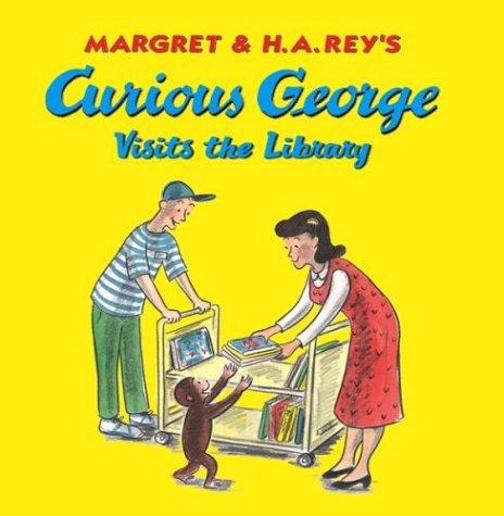 Curious George visits the library 