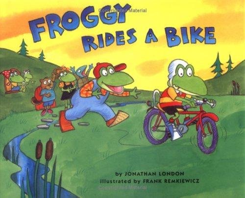 Froggy rides a bike 