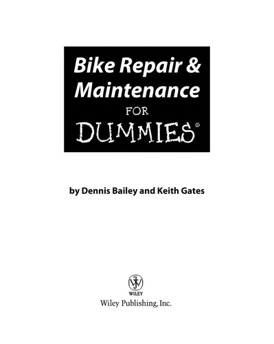 Bike repair & maintenance for dummies 