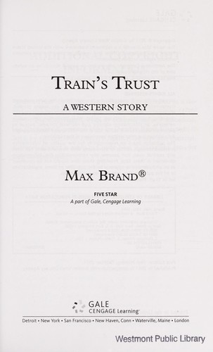 Train's trust : a western story 