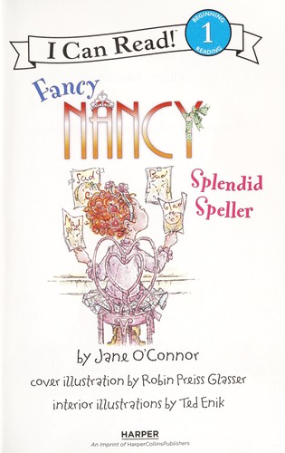 Fancy Nancy : splendid speller 