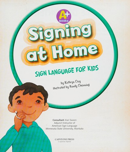 Signing at home : sign language for kids 