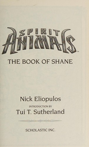 The book of Shane 