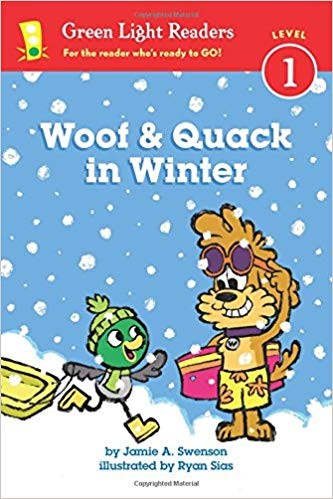 Woof and Quack in winter 