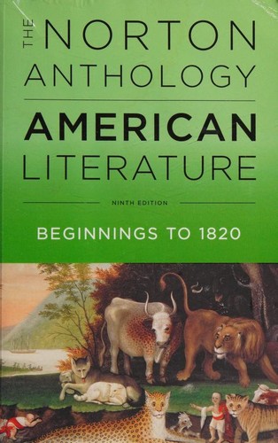 The Norton anthology of American literature 