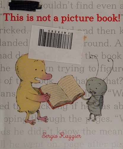 This is not a picture book! 