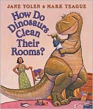 How do dinosaurs clean their rooms? 