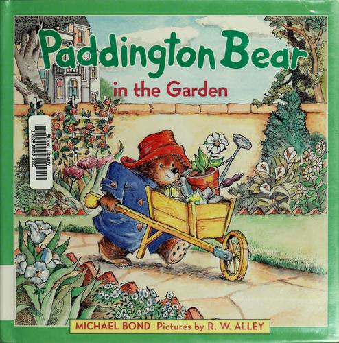 Paddington Bear in the garden 