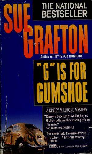 "G" is for gumshoe 
