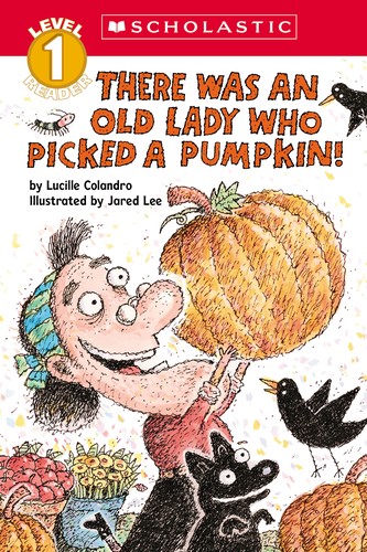 There was an old lady who picked a pumpkin! 