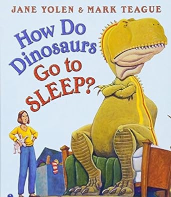 How do dinosaurs go to sleep? 