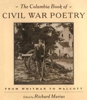 The Columbia book of Civil War poetry  Cover Image