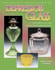 Collector's encyclopedia of depression glass  Cover Image