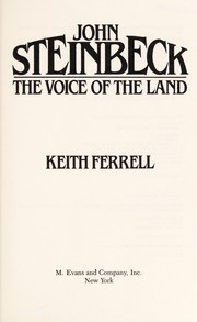 John Steinbeck, the voice of the land  Cover Image