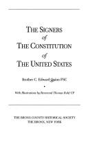 The signers of the Constitution of the United States  Cover Image