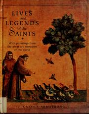 Lives and legends of the saints : with paintings from the great art museums of the world  Cover Image