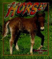 What is a horse?  Cover Image
