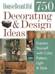 House beautiful 750 decorating & design ideas  Cover Image