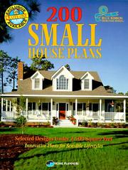 200 small house plans : selected designs under 2,500 square feet : innovative plans for sensible lifestyles. Cover Image