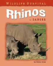 Rhinos in danger  Cover Image