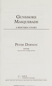 Gunsmoke masquerade : a western story  Cover Image
