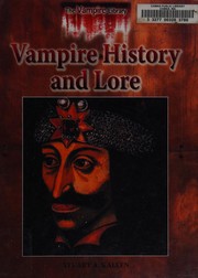 Vampire history and lore  Cover Image