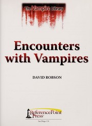 Encounters with vampires  Cover Image