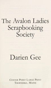 The Avalon Ladies Scrapbooking Society Cover Image