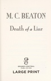 Death of a liar  Cover Image