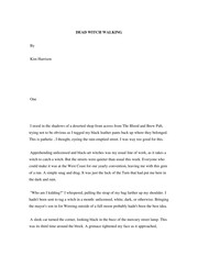 Dead witch walking  Cover Image