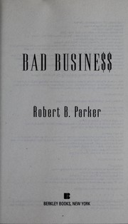 Bad business  Cover Image