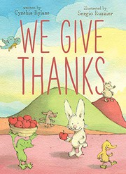 We give thanks  Cover Image