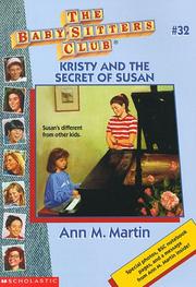 Kristy and the secret of Susan  Cover Image