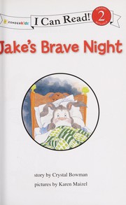 Jake's brave night  Cover Image