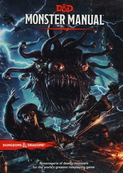 Monster manual.: Dungeons & dragons Cover Image