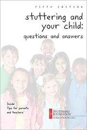 Stuttering and your child : questions and answers  Cover Image