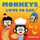 Go to record Monkeys love to eat