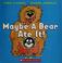 Go to record Maybe a bear ate it!